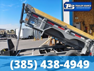 5x10 Diamond C GDT Dump Trailer - 7K GVWR - Board Brackets