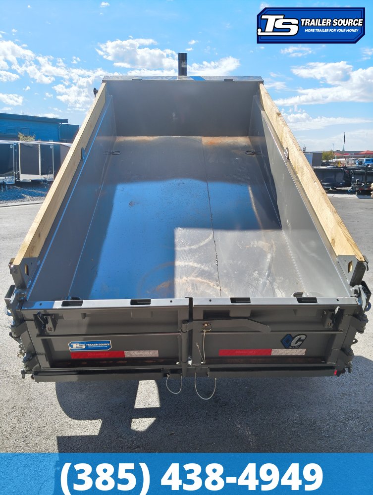 5x10 Diamond C GDT Dump Trailer - 7K GVWR - Board Brackets