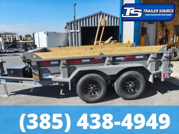 5x10 Diamond C GDT Dump Trailer - 7K GVWR - Board Brackets
