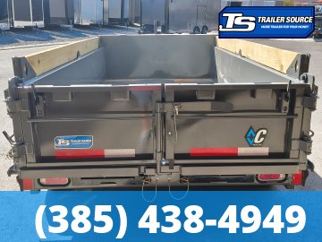 5x10 Diamond C GDT Dump Trailer - 7K GVWR - Board Brackets