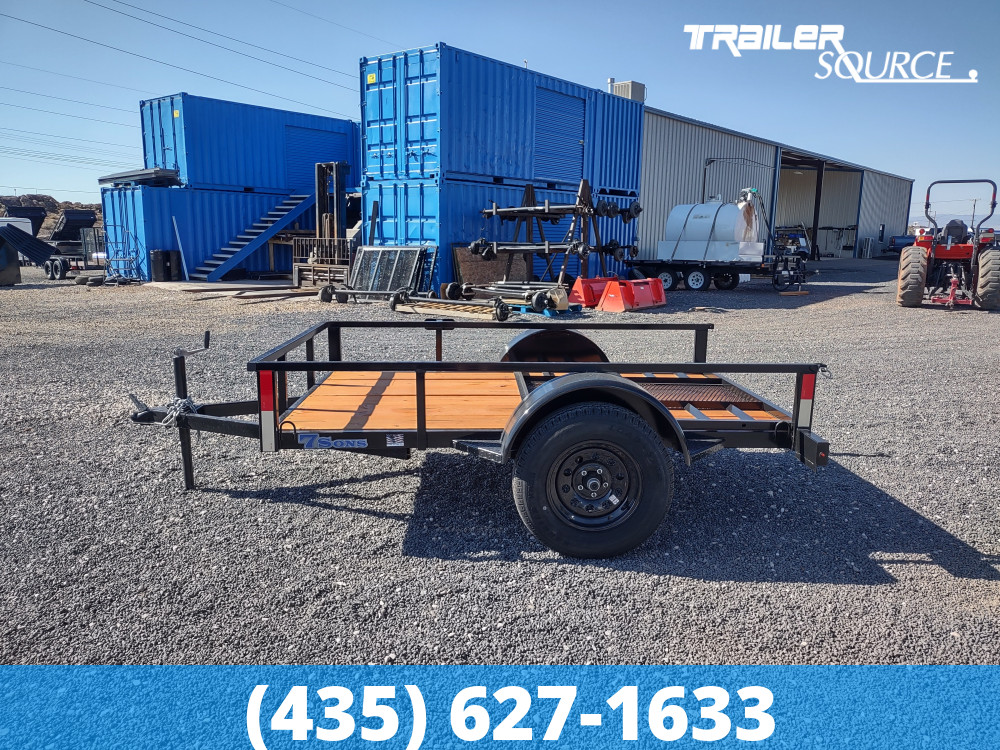 5x8 7 Sons Single Axle Utility