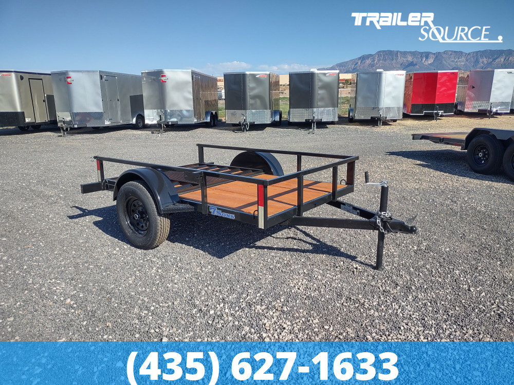 5x8 7 Sons Single Axle Utility