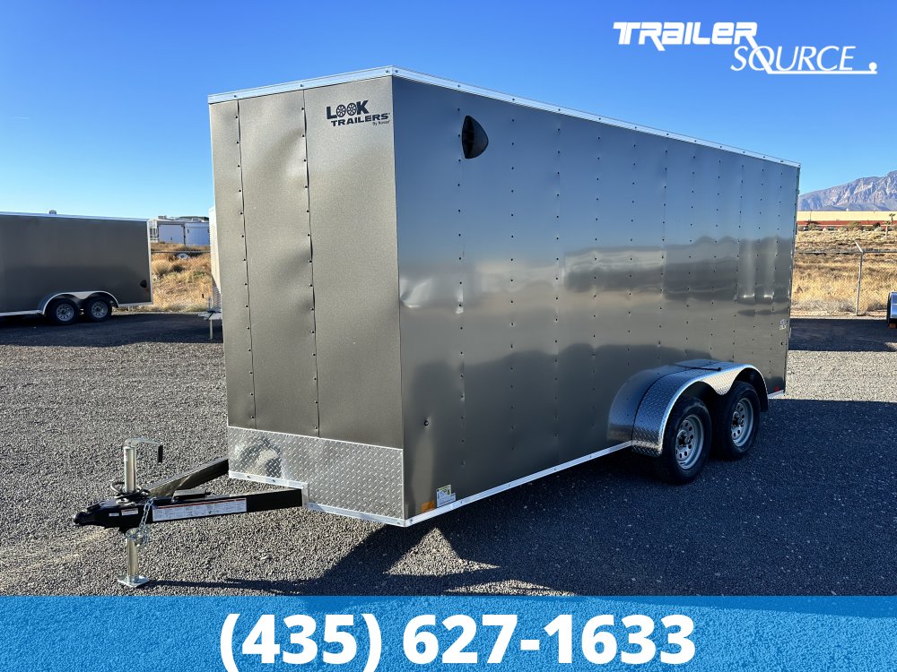 7x16 Look ST 7'0" Interior 7K Tandem Axle Enclosed Cargo