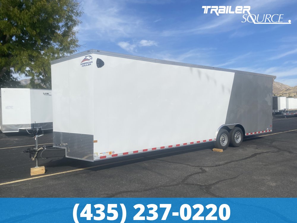 85x28 American Hauler Nighthawk 7'6" 12K Tandem Axle Enclosed Cargo