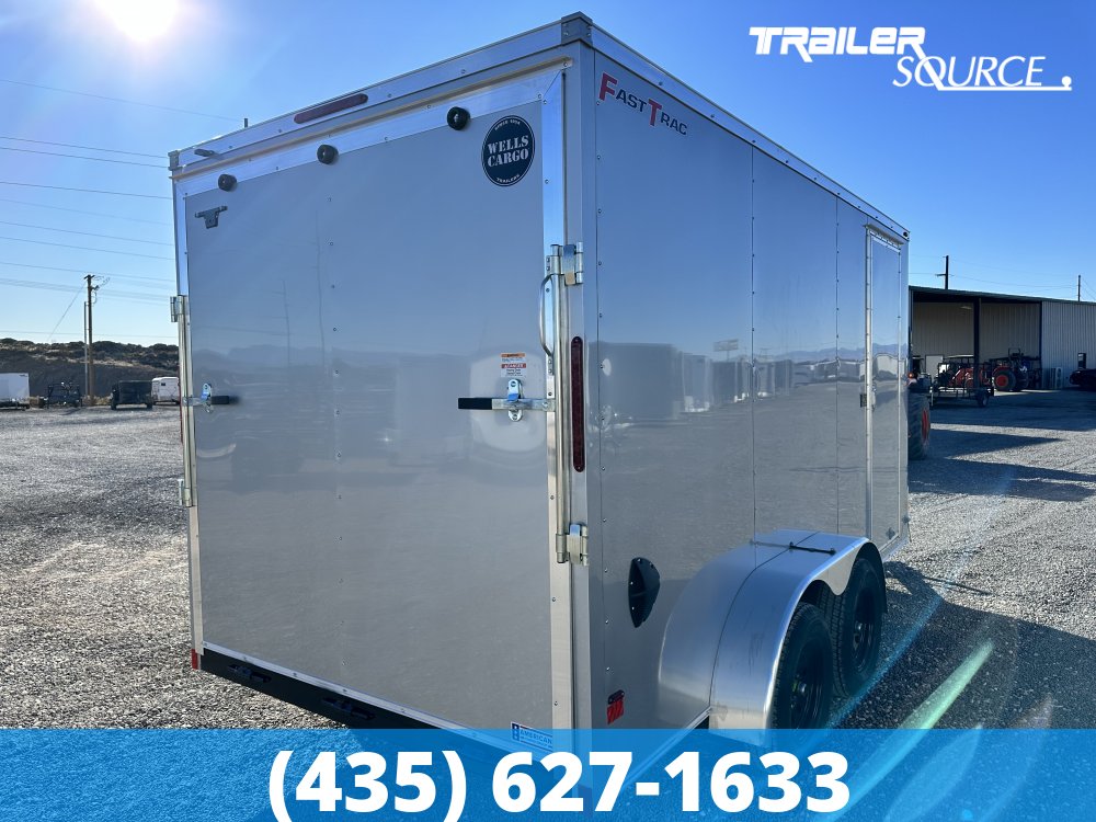 7x14 Wells Cargo FastTrac 7'0" Interior 7K Tandem Axle Enclosed Cargo