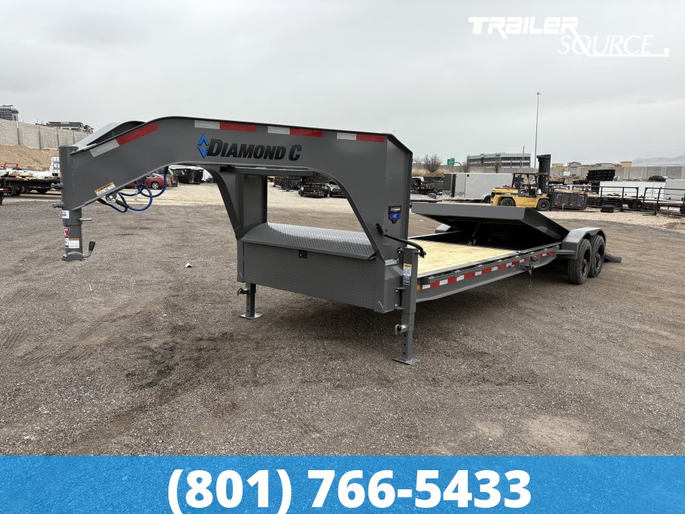 7x28 Diamond C Gooseneck-HDT 20K Tilt