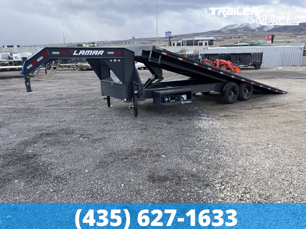 8.5x24 Lamar FA Deckover Tilt 14K Deckover Tilt Trailer