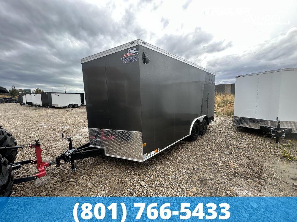 8.5x16 American Hauler Night Hawk 7'0" 7K Tandem Axle Enclosed Cargo