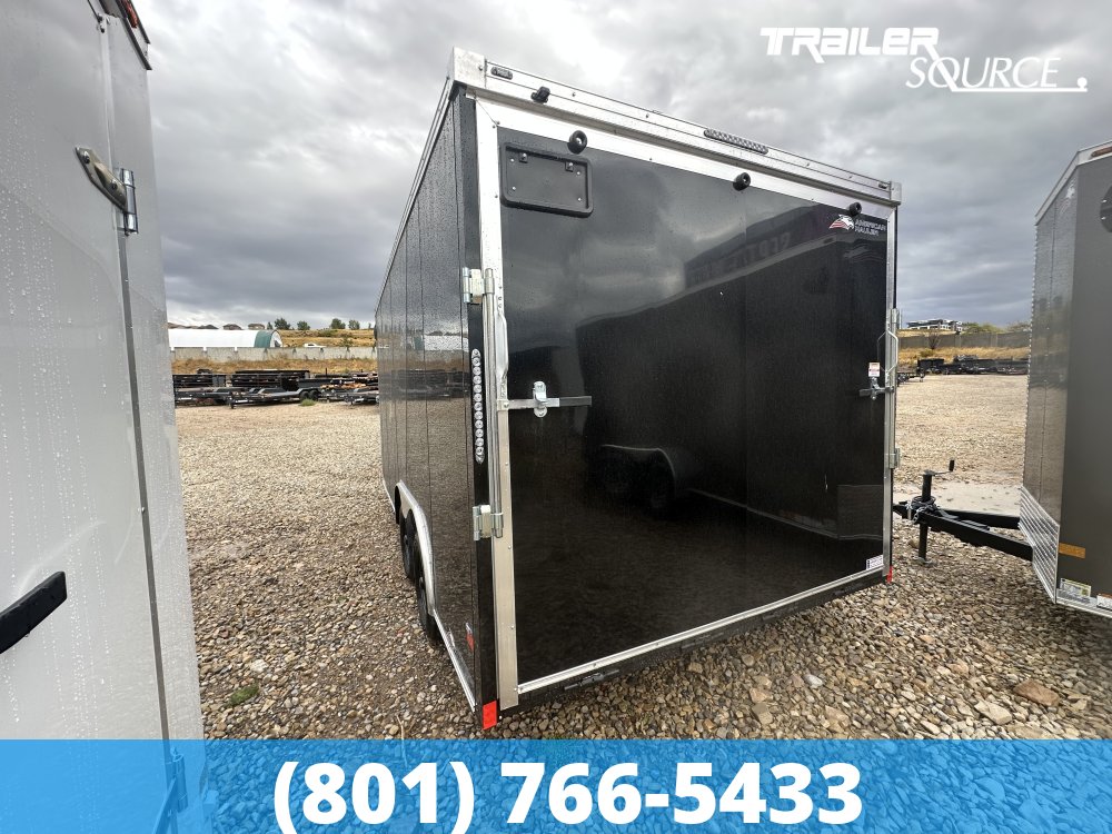 8.5x16 American Hauler Night Hawk 7'0" 7K Tandem Axle Enclosed Cargo