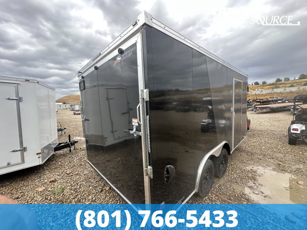 8.5x16 American Hauler Night Hawk 7'0" 7K Tandem Axle Enclosed Cargo