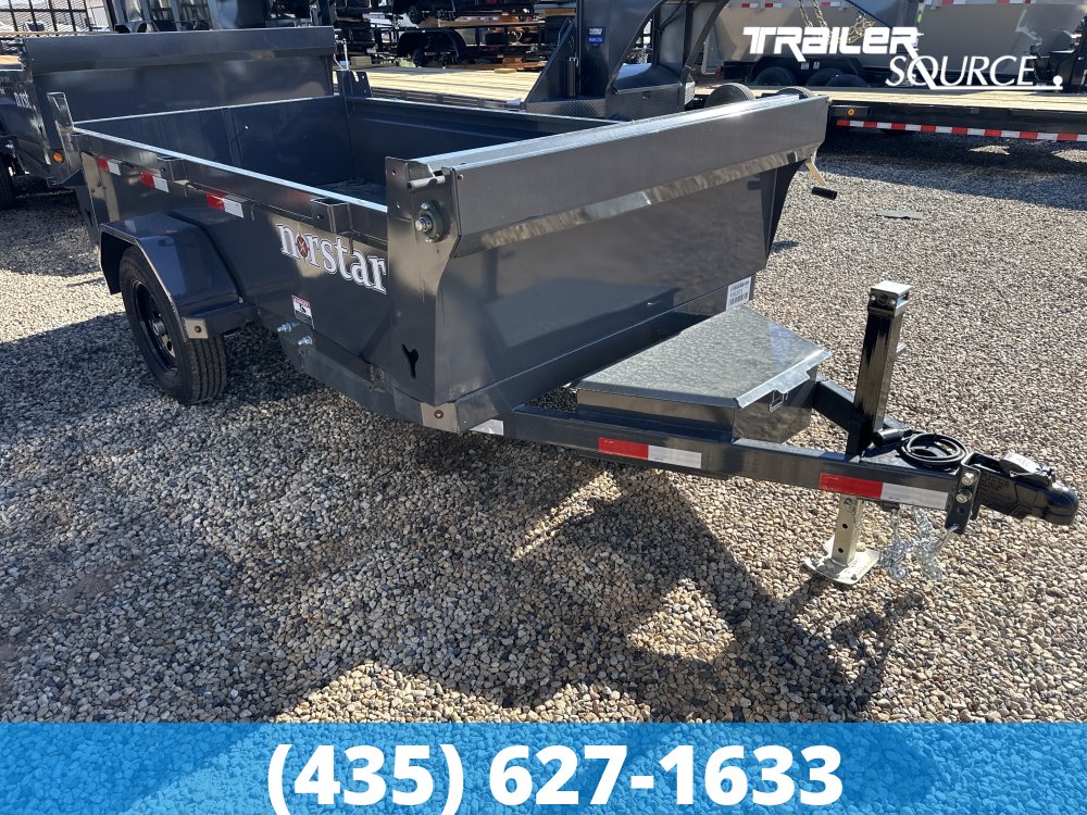 5x10 Norstar Iron Bull DCB 18" Sides 3.5K Dump Trailer