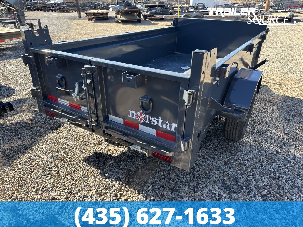 5x10 Norstar Iron Bull DCB 18" Sides 3.5K Dump Trailer