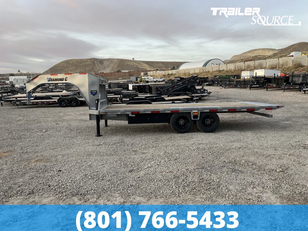 8.5x20 Diamond C DET-GN 210 Gooseneck Deckover Tilt