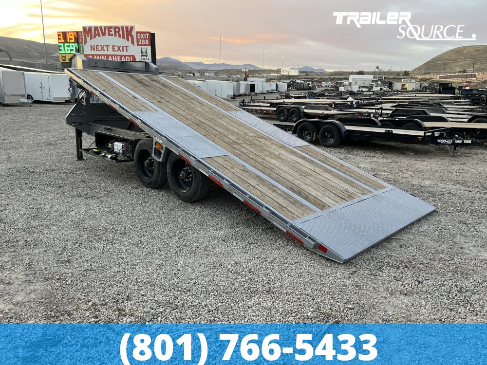 8.5x20 Diamond C DET-GN 210 Gooseneck Deckover Tilt
