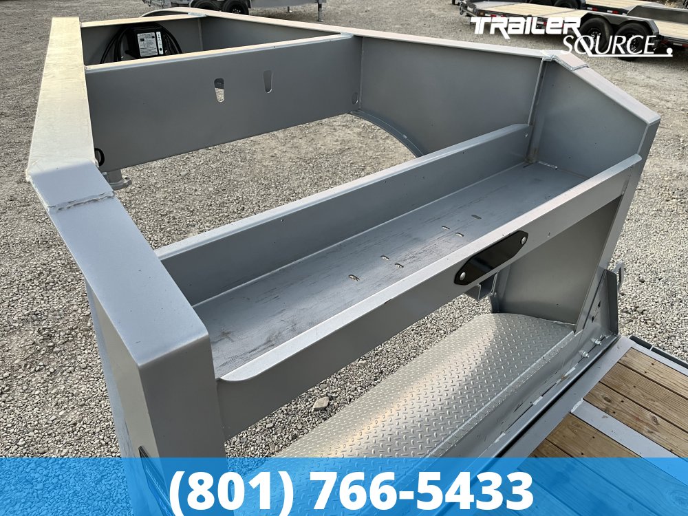 8.5x20 Diamond C DET-GN 210 Gooseneck Deckover Tilt