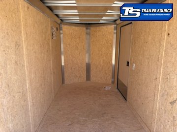 6x12 Look ST DLX Enclosed Cargo Trailer - 6'6" Interior - 3.5K GVWR - .080 PolyCor, Alloy Wheels, Black Out Package