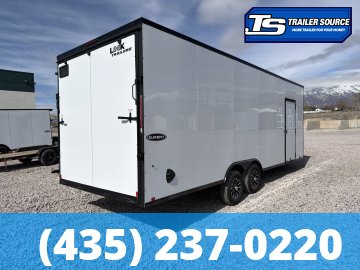 8.5x24 Look Element SE Enclosed Cargo Trailer - 7'6" Interior - 10K GVWR - .080 PolyCor, Alloy Wheels, Black Out Package, Drive Over Wheel Boxes