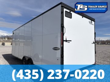 8.5x24 Look Element SE Enclosed Cargo Trailer - 7'6" Interior - 10K GVWR - .080 PolyCor, Alloy Wheels, Black Out Package, Drive Over Wheel Boxes