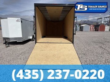 8.5x24 Look Element SE Enclosed Cargo Trailer - 7'6" Interior - 10K GVWR - .080 PolyCor, Alloy Wheels, Black Out Package, Drive Over Wheel Boxes