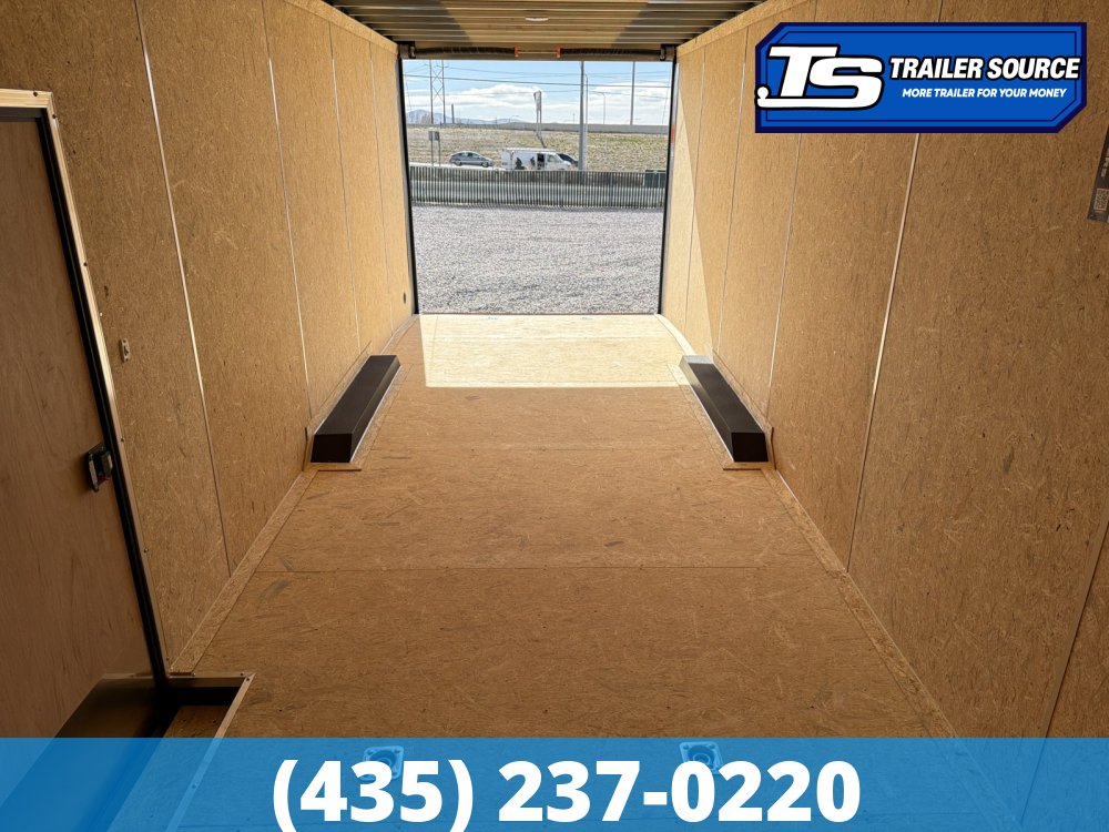 8.5x24 Look Element SE Enclosed Cargo Trailer - 7'6" Interior - 10K GVWR - .080 PolyCor, Alloy Wheels, Black Out Package, Drive Over Wheel Boxes