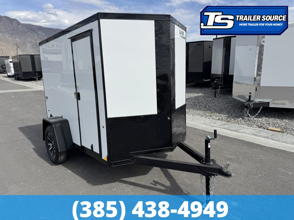 5x8 Look ST DLX Enclosed Cargo Trailer - 5'6" Interior - 3.5K GVWR - .080 PolyCor, Alloy Wheels, Black Out Package
