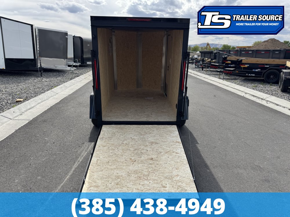 5x8 Look ST DLX Enclosed Cargo Trailer - 5'6" Interior - 3.5K GVWR - .080 PolyCor, Alloy Wheels, Black Out Package