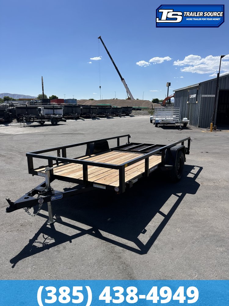 6x12 Sure-Trac Tube Top Utility Trailer - 3.5K GVWR - Ramp Gate