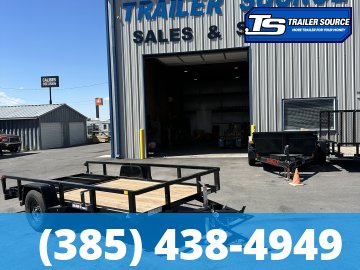 6x12 Sure-Trac Tube Top Utility Trailer - 3.5K GVWR - Ramp Gate