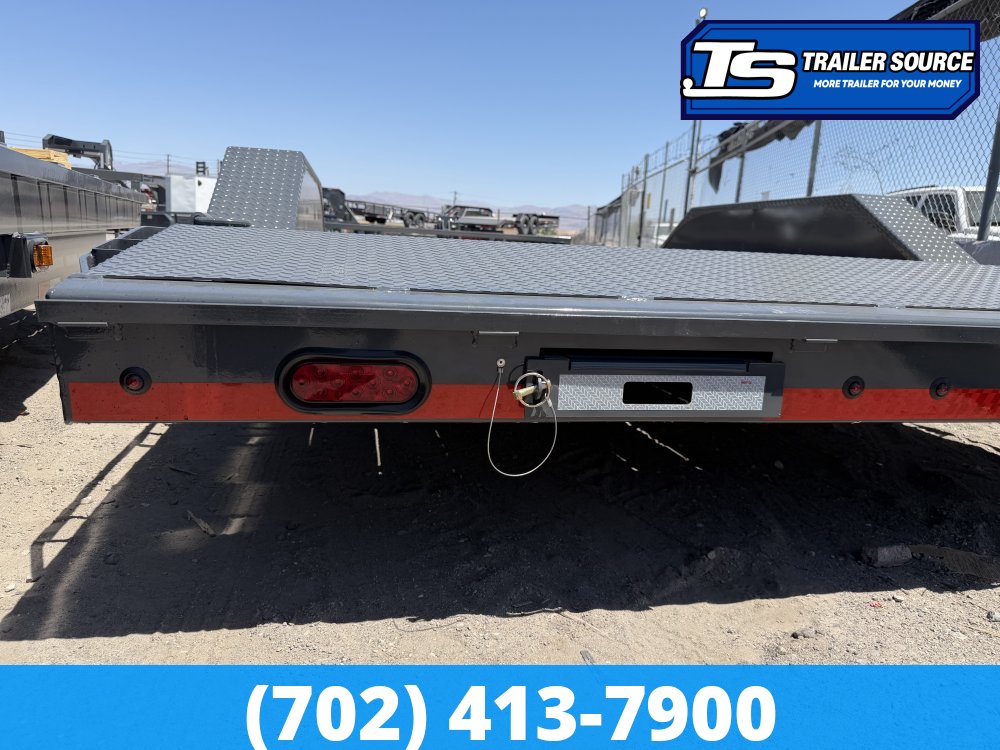 8.5x20 Lamar CC Wide Body w/ Drive Over Fenders Flatbed Car Hauler Trailer - 10K GVWR -
