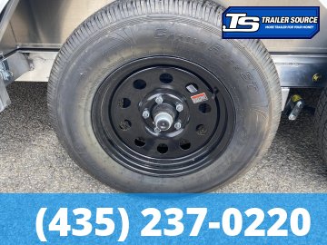8.5x20 Alcom Aluminum EZ Hauler XLT Auto Trailer - 7'0" Interior - 7K GVWR - .080 PolyCor, Rear Spoiler, Translucent Roof, Ultimate Escape Door