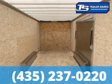 8.5x20 Alcom Aluminum EZ Hauler XLT Auto Trailer - 7'0" Interior - 7K GVWR - .080 PolyCor, Rear Spoiler, Translucent Roof, Ultimate Escape Door