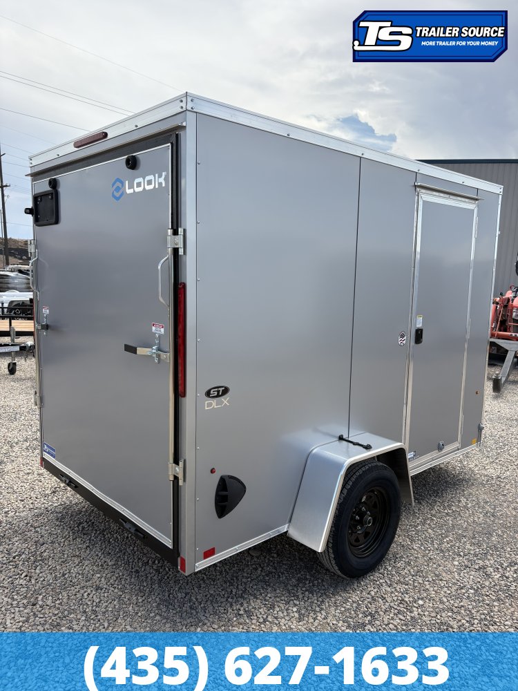 6x10 Look ST DLX Enclosed Cargo Trailer - 6'6" Interior - 3.5K GVWR - .080 PolyCor