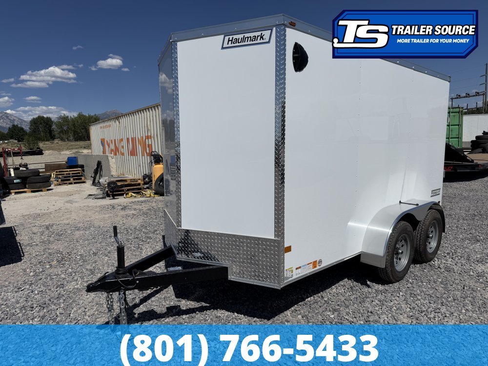 6x12 Haulmark Passport Enclosed Cargo Trailer - 6'6" Interior - 7K GVWR - .080 PolyCor