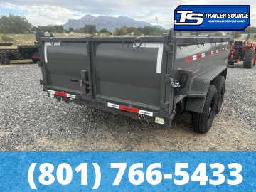 7x14 Horizon LZ7 Dump Trailer - 14K GVWR - 2 Tone Color, Telescopic