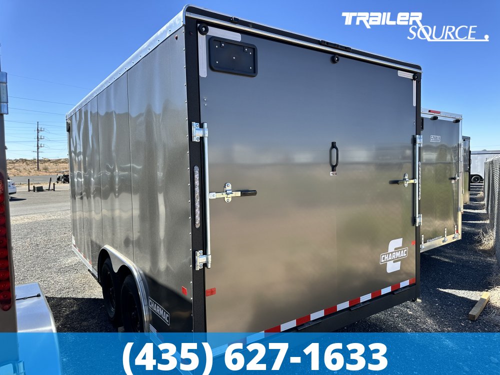 8.5x16 Charmac Commercial Duty 7'0" Interior 12K Enclosed Cargo