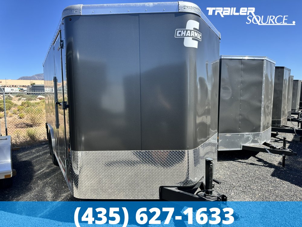 8.5x16 Charmac Commercial Duty 7'0" Interior 12K Enclosed Cargo