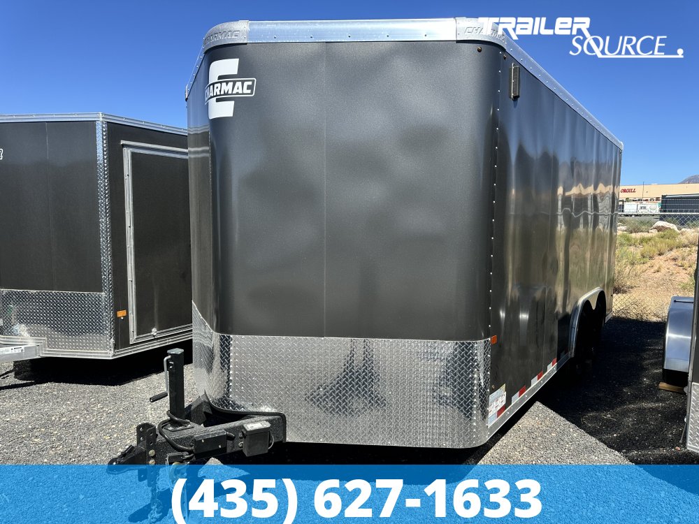 8.5x16 Charmac Commercial Duty 7'0" Interior 12K Enclosed Cargo