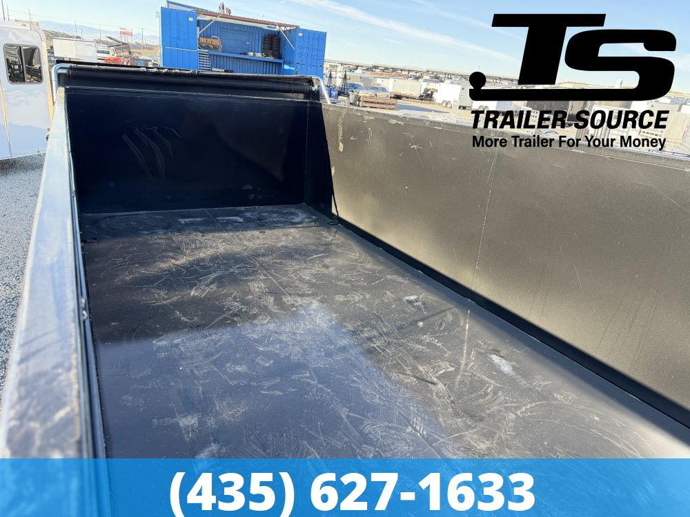 8.5x20 Iron Bull DMG (Frankendump) Gooseneck Tandem Dual Dump Trailer - 48" Sides - 25K GVWR - HDSS Suspension, Telescopic