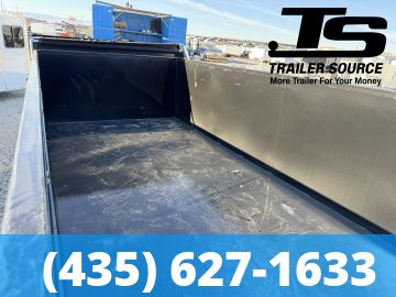 8.5x20 Iron Bull DMG (Frankendump) Gooseneck Tandem Dual Dump Trailer - 48" Sides - 25K GVWR - HDSS Suspension, Telescopic