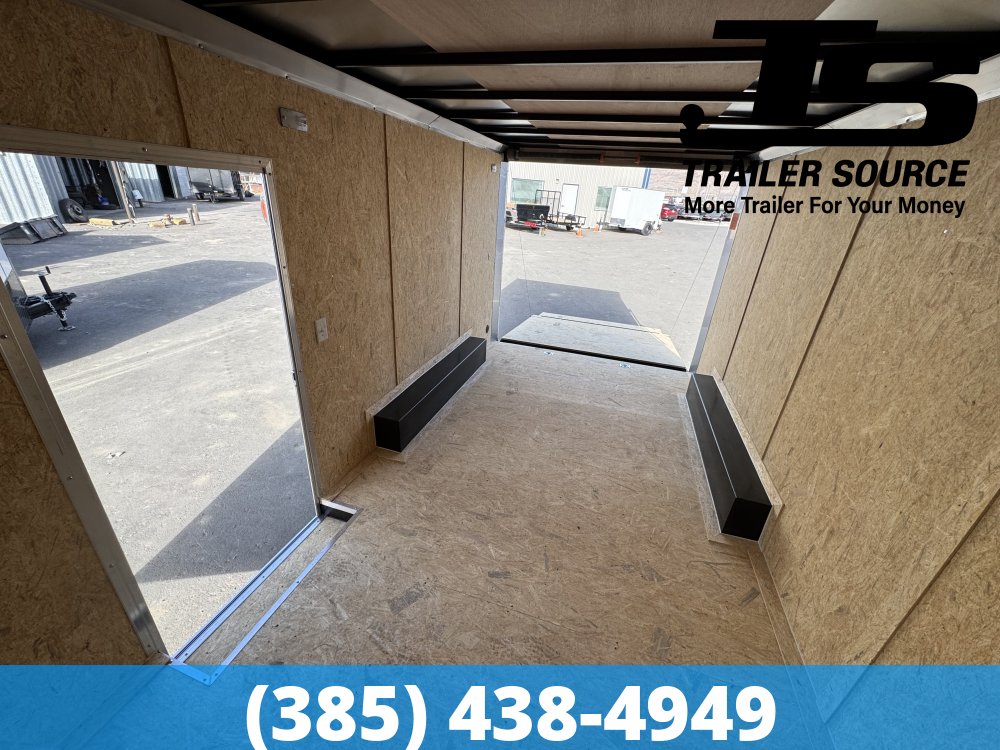 8.5x16 Look ST DLX Enclosed Cargo Trailer - 7'0" Interior - 7K GVWR - .080 PolyCor, Alloy Wheels, Rear Load Lights