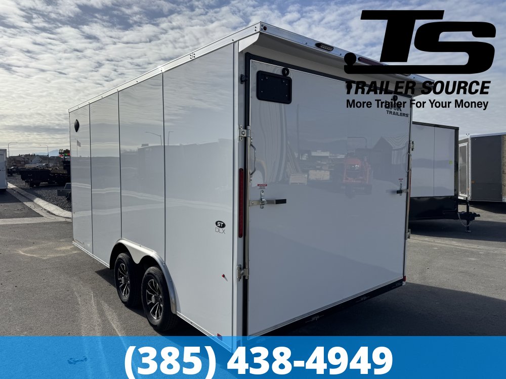 8.5x16 Look ST DLX Enclosed Cargo Trailer - 7'0" Interior - 7K GVWR - .080 PolyCor, Alloy Wheels, Rear Load Lights