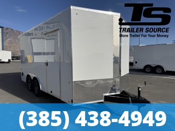 8.5x16 Look ST DLX Enclosed Cargo Trailer - 7'0" Interior - 7K GVWR - .080 PolyCor, Alloy Wheels, Rear Load Lights