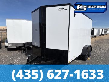7x14 Look ST DLX Enclosed Cargo Trailer - 7'0" Interior - 7K GVWR - .080 PolyCor, Alloy Wheels, Black Out Package