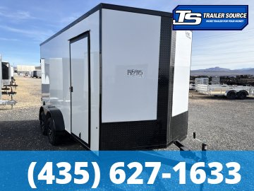 7x14 Look ST DLX Enclosed Cargo Trailer - 7'0" Interior - 7K GVWR - .080 PolyCor, Alloy Wheels, Black Out Package