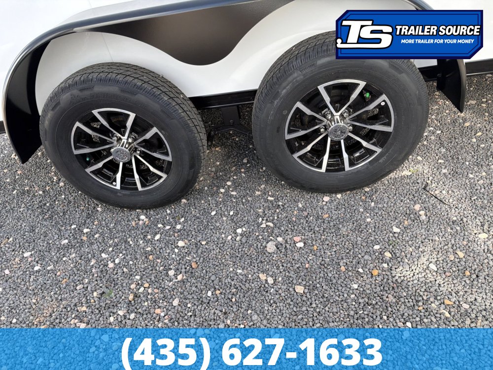 7x14 Look ST DLX Enclosed Cargo Trailer - 7'0" Interior - 7K GVWR - .080 PolyCor, Alloy Wheels, Black Out Package