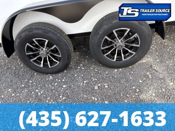 7x14 Look ST DLX Enclosed Cargo Trailer - 7'0" Interior - 7K GVWR - .080 PolyCor, Alloy Wheels, Black Out Package