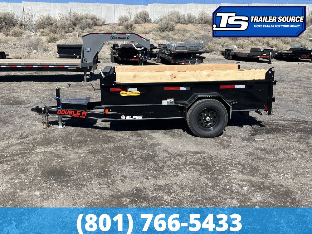 Double A Excel Series ELP 5x10 ft Dump Trailer 24" Sides 5K GVWR