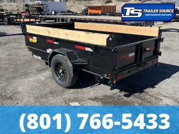 Double A Excel Series ELP 5x10 ft Dump Trailer 24" Sides 5K GVWR