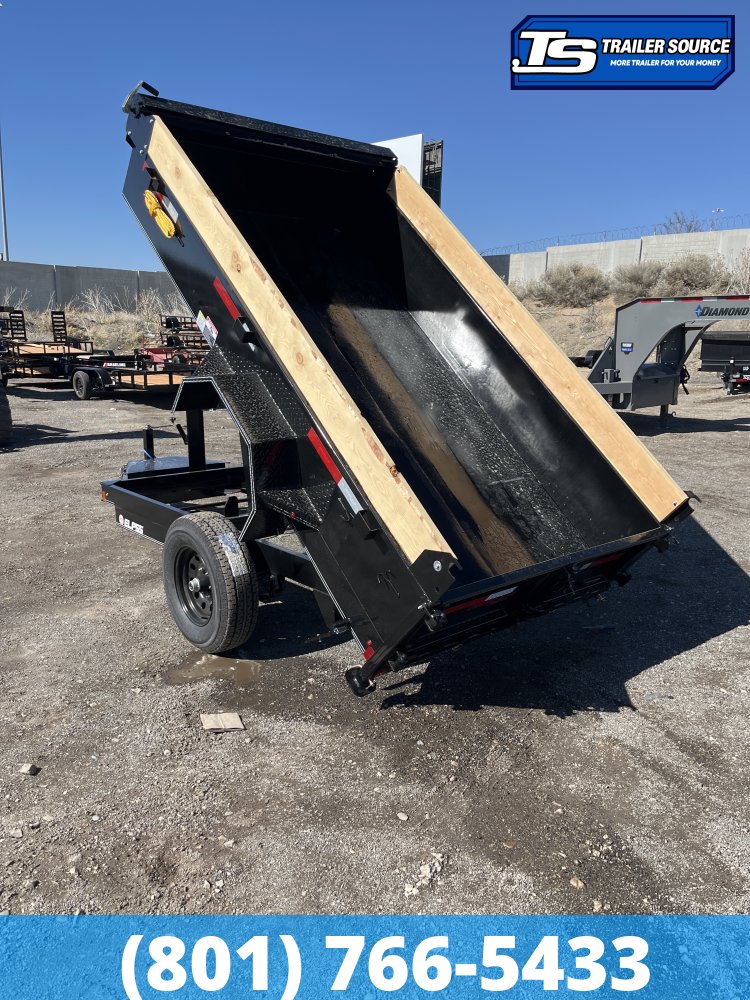 Double A Excel Series ELP 5x10 ft Dump Trailer 24" Sides 5K GVWR