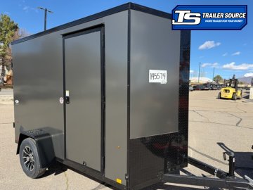 6x10 Look ST DLX Enclosed Cargo Trailer - 6'6" Interior - 3.5K GVWR - .080 PolyCor, Alloy Wheels, Black Out Package